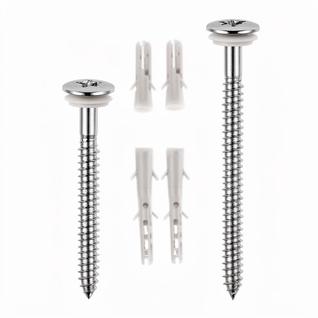 Kit de fixação para lavatório n°10 cromado
