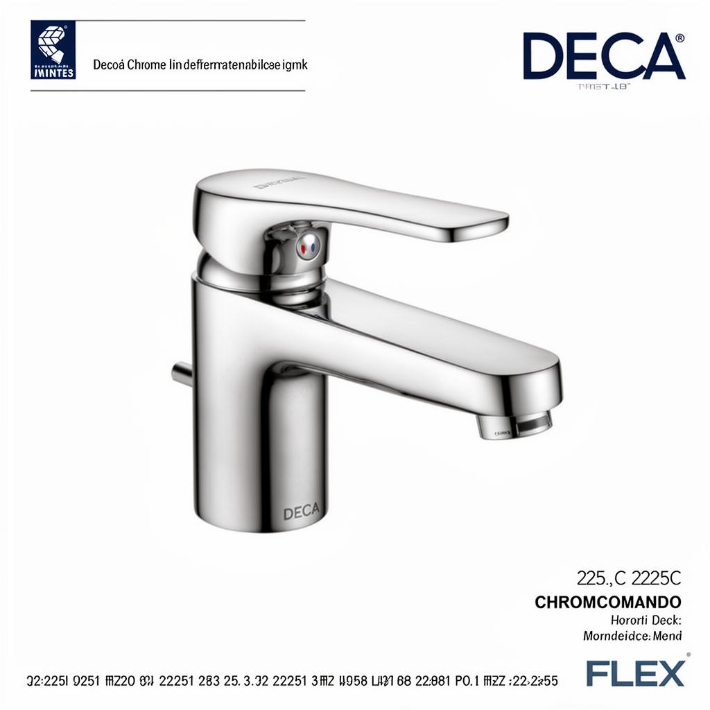 Misturador deca monocomando mesa flex plus cromado 2250.c