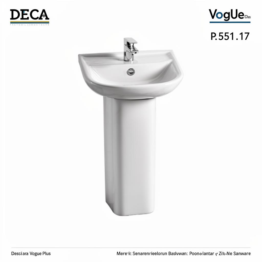 Bacia caixa acoplada Deca Vogue plus cor branco cod. P.515.17