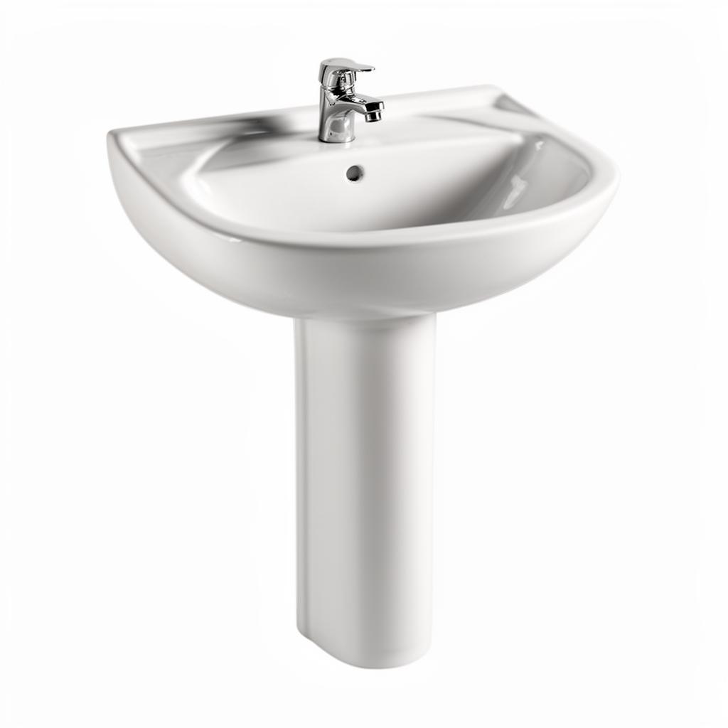 Tanque com coluna 30L Deca cor branco cod. TQ.02.17